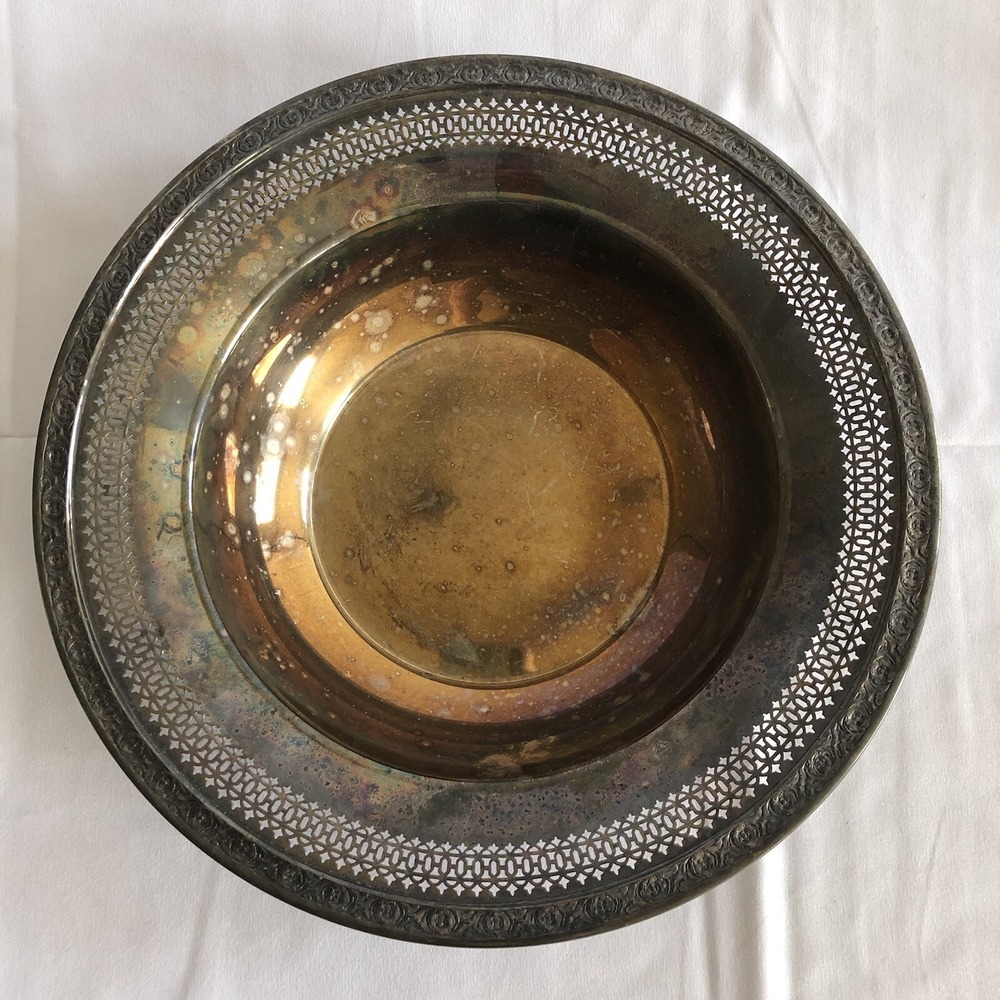 Vintage Reed & Barton silver plated dish bowl 1702 A